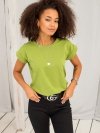 T-shirt-RV-TS-4833.26P-jasny zielony rozmiar - XS