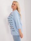 Bluzka-RV-BZ-9450.36-jasny niebieski rozmiar - ONE SIZE