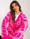 Kardigan-BA-SW-2040.78-fluo różowy rozmiar - ONE SIZE