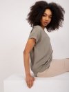 Bluzka-D73761Z10978Q-khaki rozmiar - S
