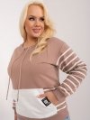 Bluzka-RV-BZ-9147.58-ciemny bezowy rozmiar - ONE SIZE