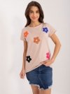 Bluzka-RV-BZ-9622.16X-ciemny bezowy rozmiar - S/M
