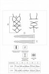 Thiara Red/Czerwone zmysłowe body z pończochami LivCo Corsetti Fashion rozmiar - L/XL