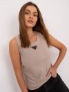 Top-DHJ-TP-8962.20-ciemny bezowy rozmiar - ONE SIZE