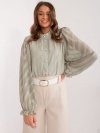 Koszula-LK-KS-509588.98-pistacjowy rozmiar - S/M