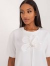Bluzka-LK-BZ-509621.81-ecru rozmiar - S/M
