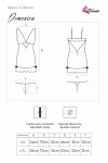 Zmysłowa Koszulka Damska Domenica LC Black Czarny 90505 Atlantin Collection LivCo Corsetti Fashion rozmiar - L/XL