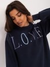 Bluza-D10606BA02565C-granatowy rozmiar - M