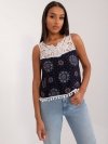 Top-AT-TP-22501B.01X-granatowy rozmiar - M/L
