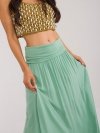 Spódnica-TW-SD-BI-82160.48-pistacjowy rozmiar - S