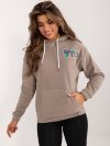 Bluza-D20005M02679A-ciemny bezowy rozmiar - XL