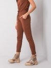 Spodnie dresowe-RV-DR-3589.07X-ciemny brązowy rozmiar - XL