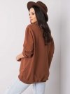 Bluza-RV-BL-5185.81P-ciemny brązowy rozmiar - S/M