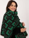 Szalik-AT-SZ-23158.32-czarno-zielony rozmiar - ONE SIZE