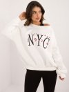 Bluza-EM-BL-857.88-ecru rozmiar - ONE SIZE