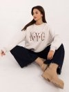 Bluza-EM-BL-857.88-jasny beżowy rozmiar - ONE SIZE