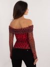 Bluzka-DHJ-BZ-18701.59-czerwony rozmiar - ONE SIZE