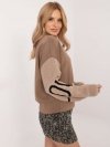 Bluza-MI-BL-M5975.26P-ciemny bezowy rozmiar - ONE SIZE