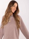 Bluza-DHJ-BL-20510.68-ciemny bezowy rozmiar - ONE SIZE
