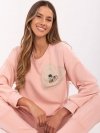 Bluza-DHJ-BL-20322.72-brzoskwiniowy rozmiar - ONE SIZE