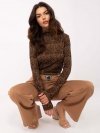 Spodnie-DHJ-SP-20356.49-camelowy rozmiar - ONE SIZE