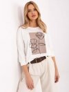 Bluzka-RV-BZ-A261.18-ecru rozmiar - ONE SIZE
