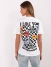T-shirt-D12022AC02645E-biały rozmiar - XS
