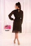 Sukienka Alinga Brown Dots F19-D68 rozmiar - 2XL