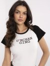 T-shirt-NM-TS-V7939.50-biało-czarny rozmiar - ONE SIZE