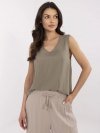 Bluzka-D73761M11218A-khaki rozmiar - XL