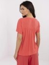Bluzka-D73761M11173A-koralowy rozmiar - S