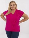 Bluzka-RV-BZ-A542.12P-fuksjowy rozmiar - ONE SIZE