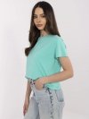 T-shirt-CLM-TS-1640.87-turkusowy rozmiar - L