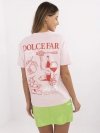 T-shirt-D12022M02738A-jasny różowy rozmiar - M