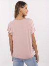 T-shirt-D12100M02737A-jasny różowy rozmiar - S