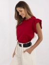 Bluzka-LK-BZ-506781-1.12-czerwony rozmiar - 40