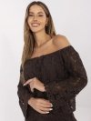 Bluzka-MI-BZ-88500.79-ciemny brązowy rozmiar - ONE SIZE