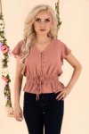 Bluzka Etiar Dusty Rose B15 rozmiar - XL