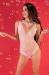 Body Kreame Pink Różowy LC 90546 Sugar Corall Collection LivCo Corsetti Fashion rozmiar - L/XL