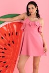Sukienka Cooreo Pink D63 rozmiar - L