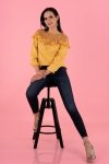 Bluzka Hiron Mustard B34 rozmiar - L