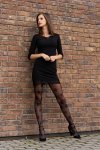 Rajstopy Linanam 30 DEN Black Czarny LivCo Corsetti Fashion rozmiar - 4