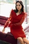 Sukienka Ereve Red D08 rozmiar - XL