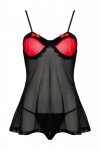 Zmysłowa Koszulka Damska Ritea Black Czarny LivCo Corsetti Fashion rozmiar - L/XL