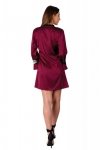 Szlafrok Sussean Cllaret Collection Burgundy Bordowy LivCo Corsetti Fashion rozmiar - S/M