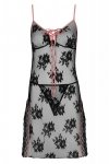 Zmysłowa Koszulka Damska Karonin Dubarry Black Czarny Collection LivCo Corsetti Fashion rozmiar - S/M