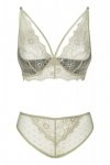 Zmysłowy komplet Pine Khaki LivCo Corsetti Fashion rozmiar - S/M