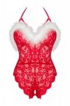 Strój Mikołajki Body Santas Lace Lady rozmiar - S/M