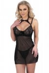 Zmysłowa Koszulka Damska Binella For The Senses Black Czarny Collection LivCo Corsetti Fashion rozmiar - L/XL