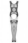 Bodystoking Julove Black Czarny LivCo Corsetti Fashion  rozmiar - S/L